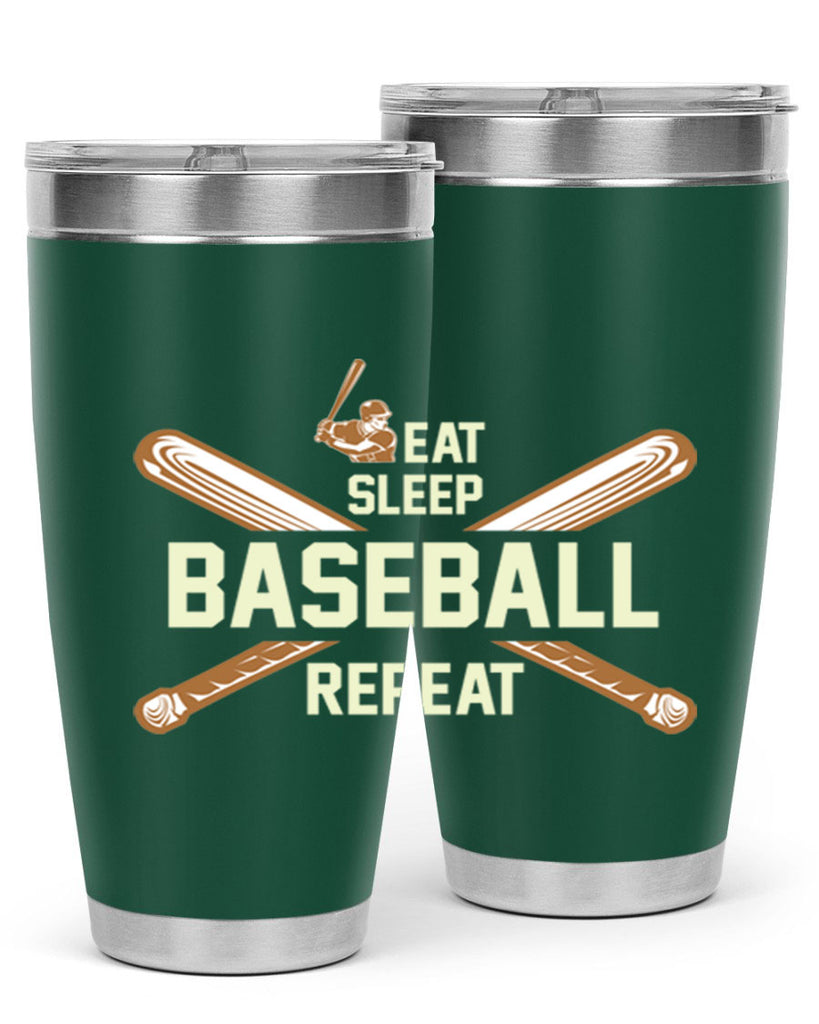Eat 1285#- baseball- Tumbler