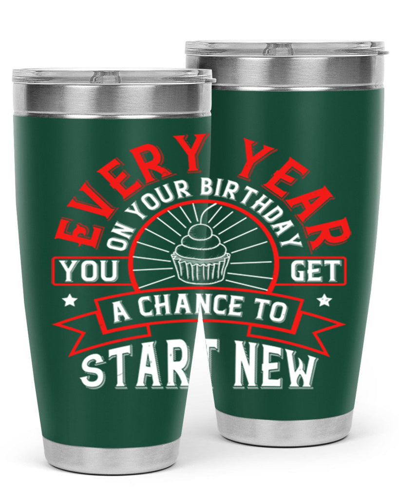 Every year on your birthday you get a chance to start new Style 86#- birthday- tumbler