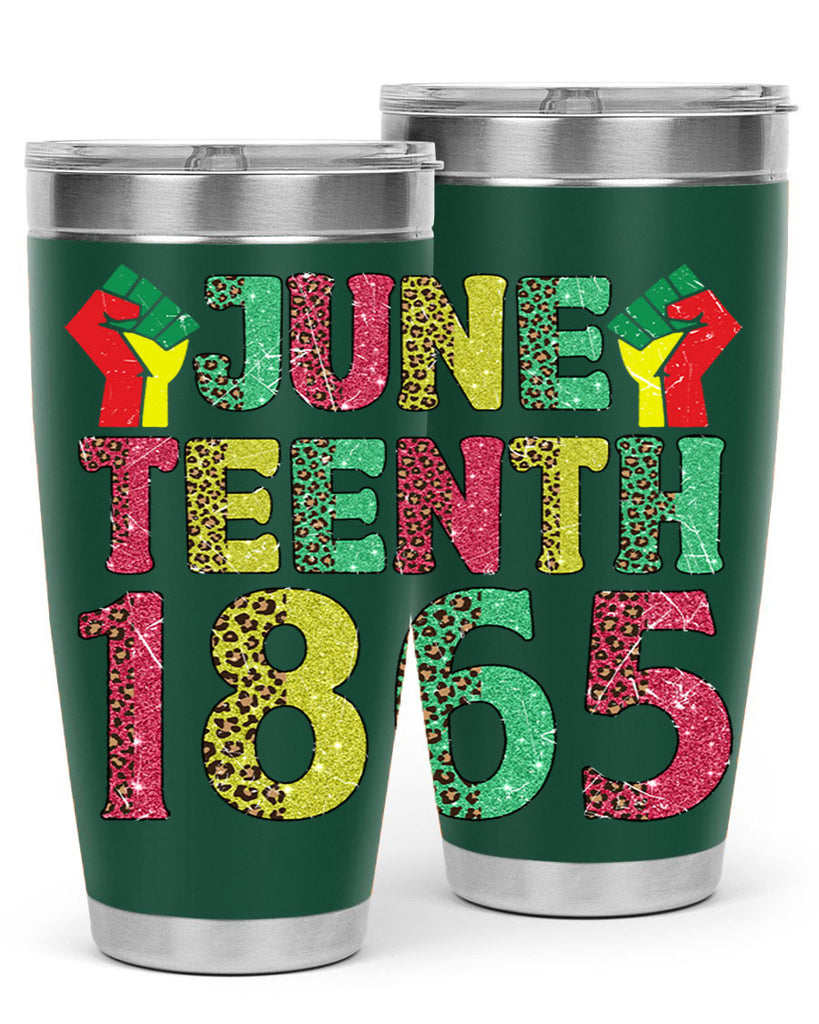 Fist Juneteenth Since 1865 Design Png 10#- Juneteenth- tumbler