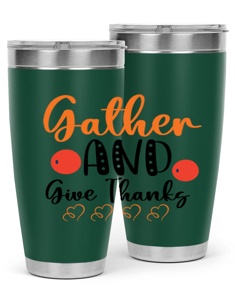 Gather And Give Thanks 188#- fall- Tumbler