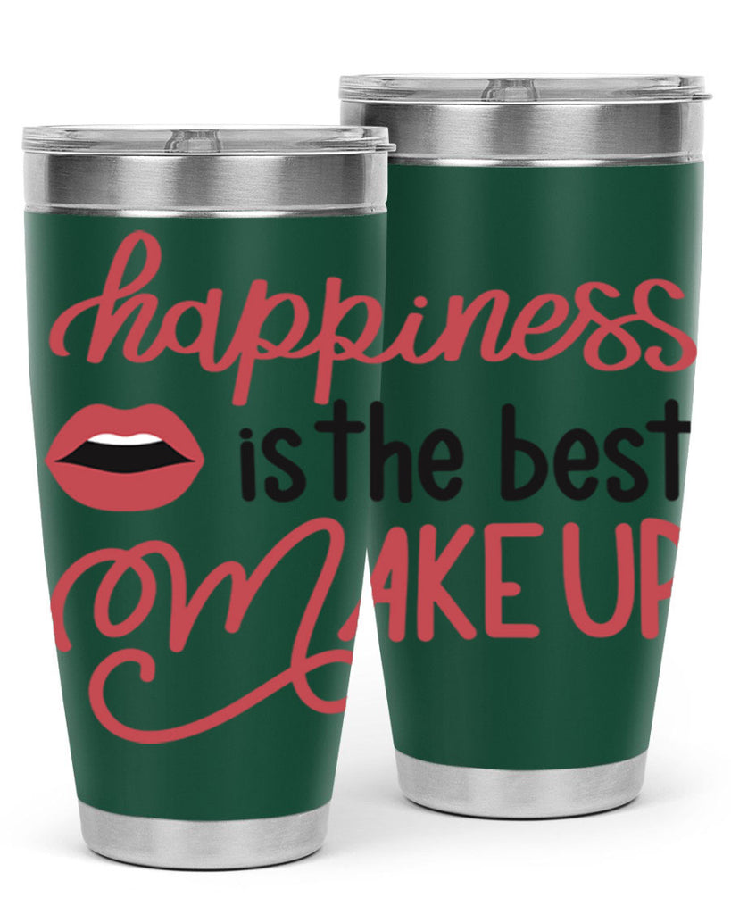 Happiness is the Best Makeup Style 94#- make up- Tumbler