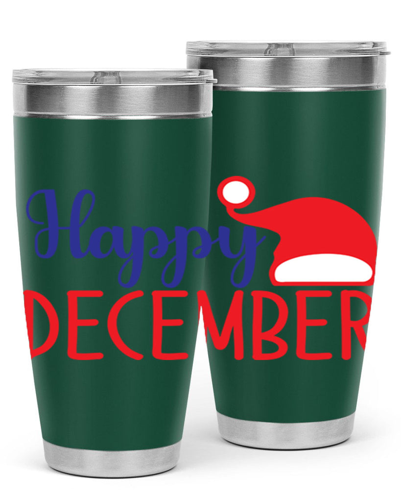Happy December 135#- winter- Tumbler