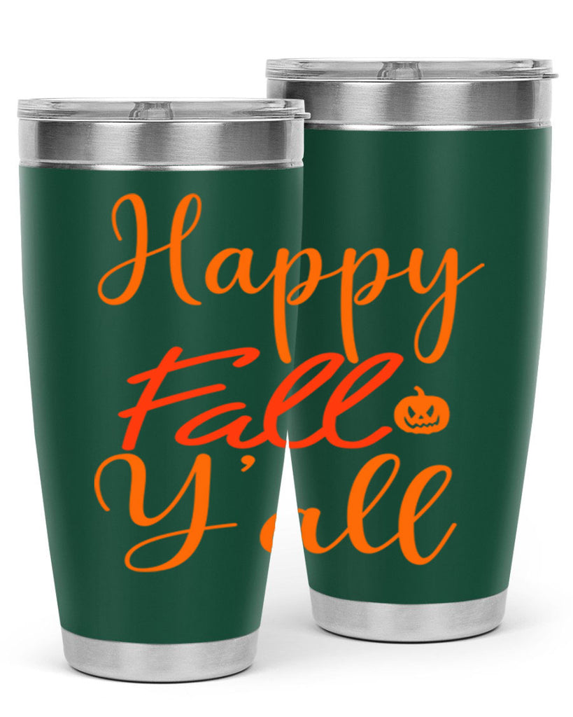Happy Fall Yall Design 233#- fall- Tumbler