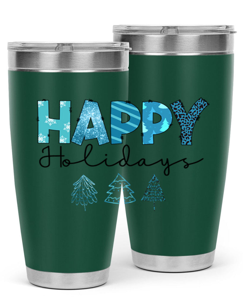 Happy Holidays 140#- winter- Tumbler