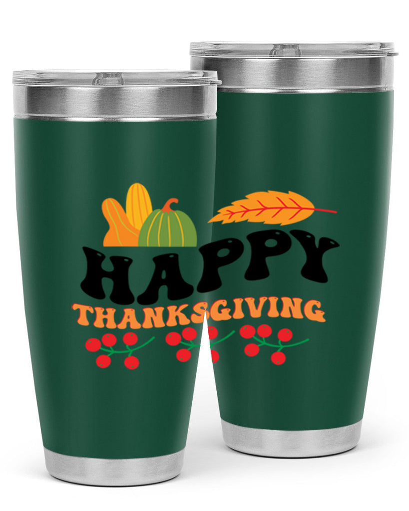 Happy Thanksgiving 251#- fall- Tumbler