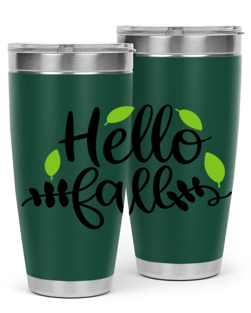Hello Fall 283#- fall- Tumbler