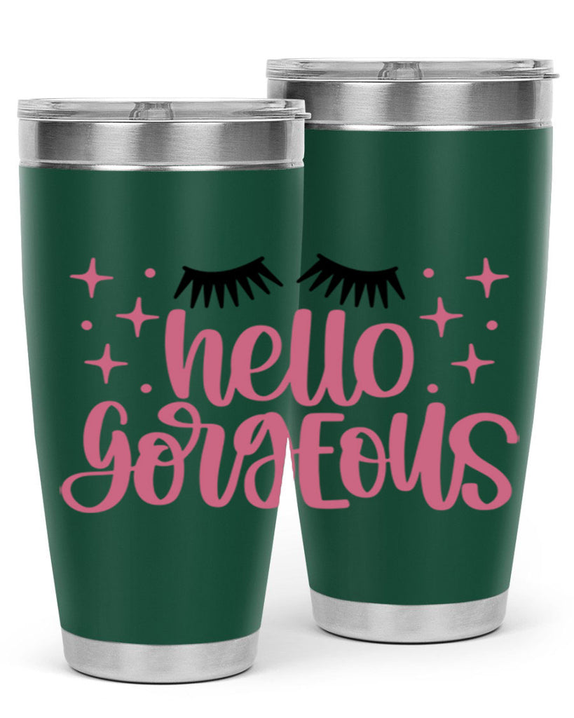 Hello Gorgeous Style 89#- make up- Tumbler