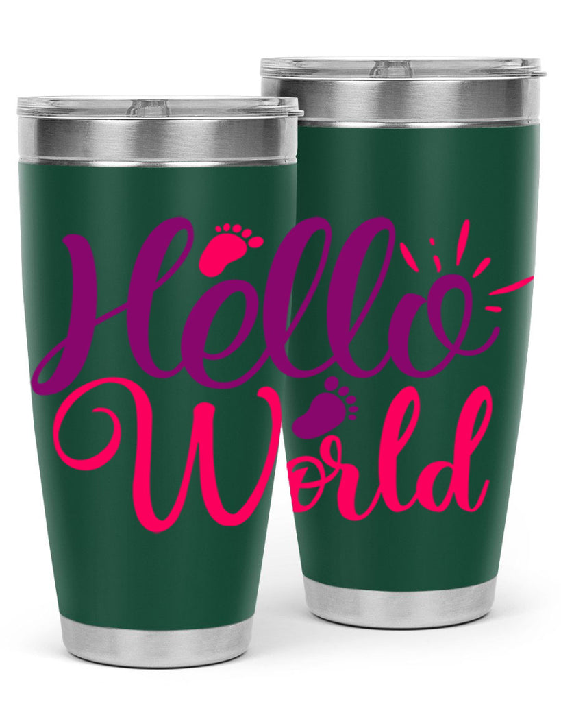 Hello World Style 260#- baby- tumbler