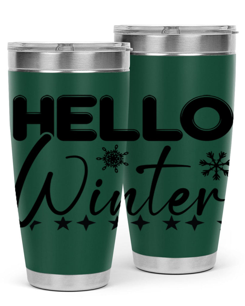 Hello winter 183#- winter- Tumbler