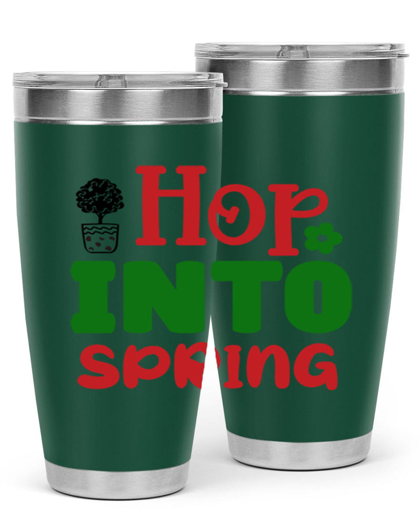 Hop into Spring 251#- spring- Tumbler