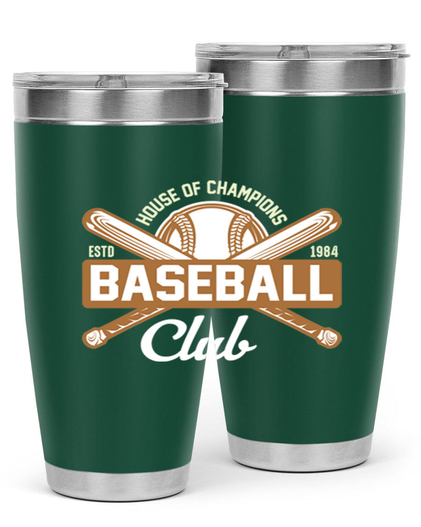 House 1178#- baseball- Tumbler