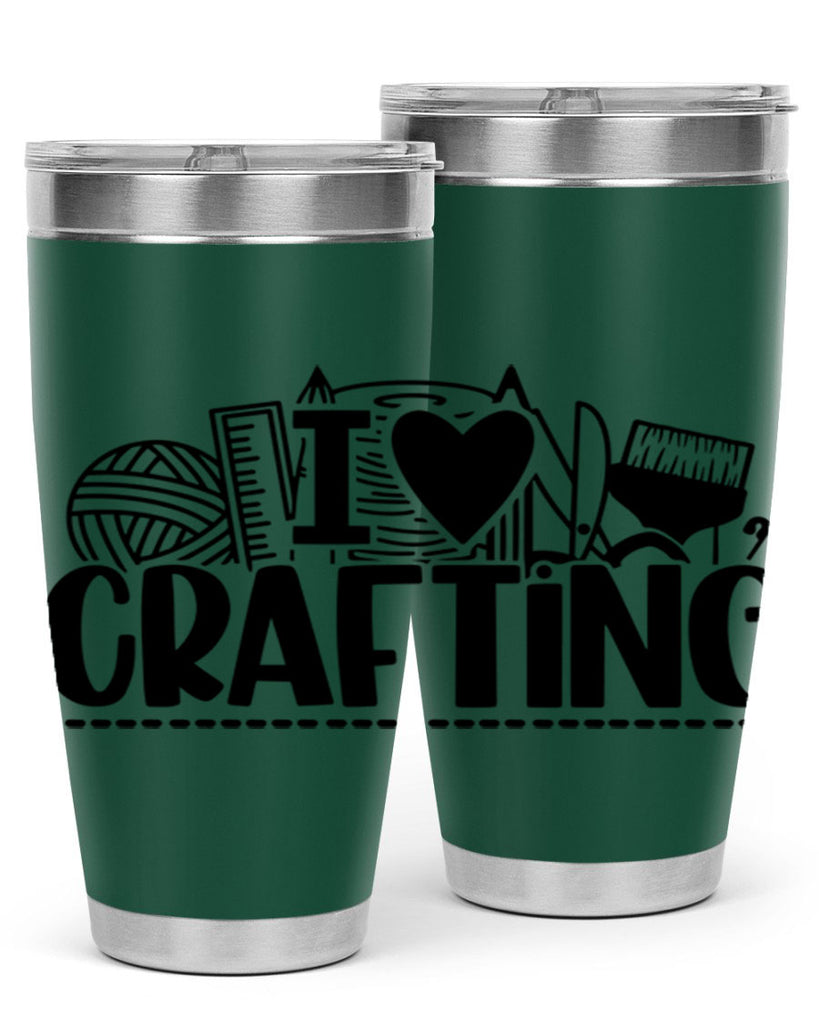 I Love Crafting 20#- crafting- Tumbler