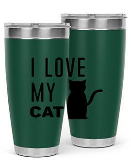 I Love My Cat Style 57#- cat- Tumbler