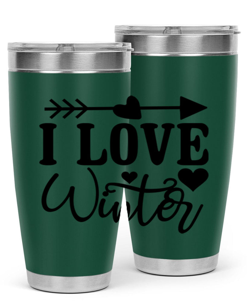 I Love Winter 227#- winter- Tumbler