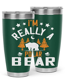 I'm really a polar bear 17#- Bears- Tumbler