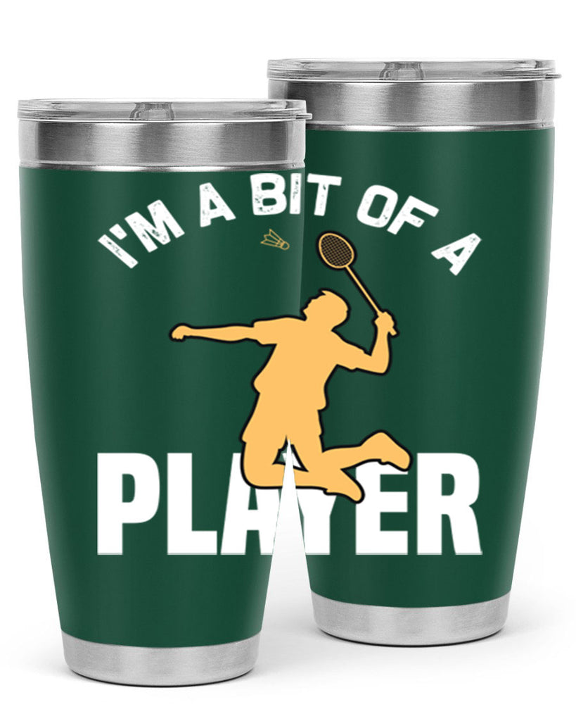 Im a bit 1071#- badminton- Tumbler