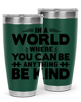 In a world Style 48#- autism- Tumbler