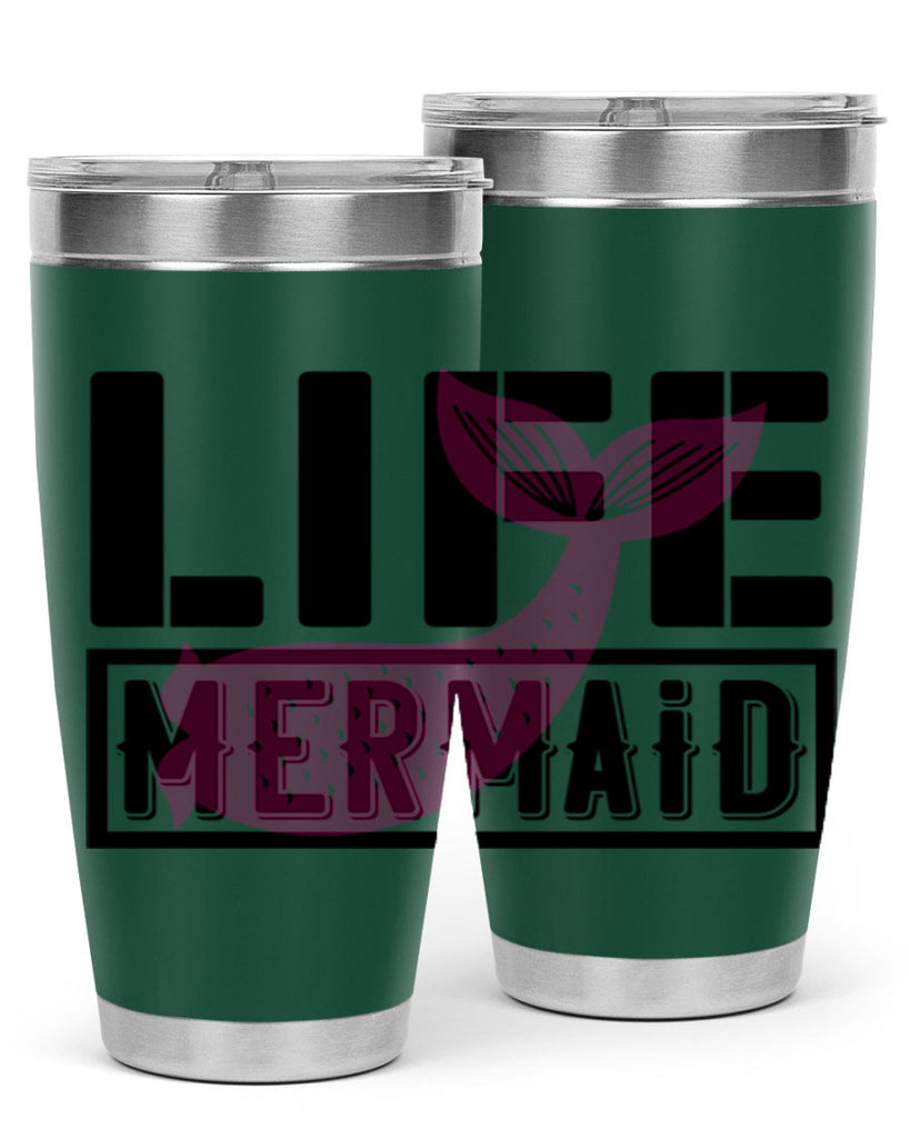 Life mermaid 303#- mermaid- Tumbler