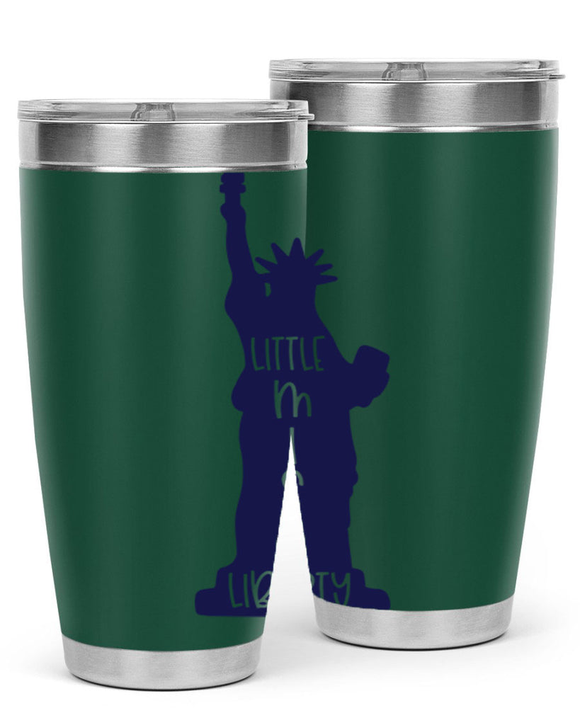 Little Miss Liberty Style 163#- Fourt Of July- Tumbler