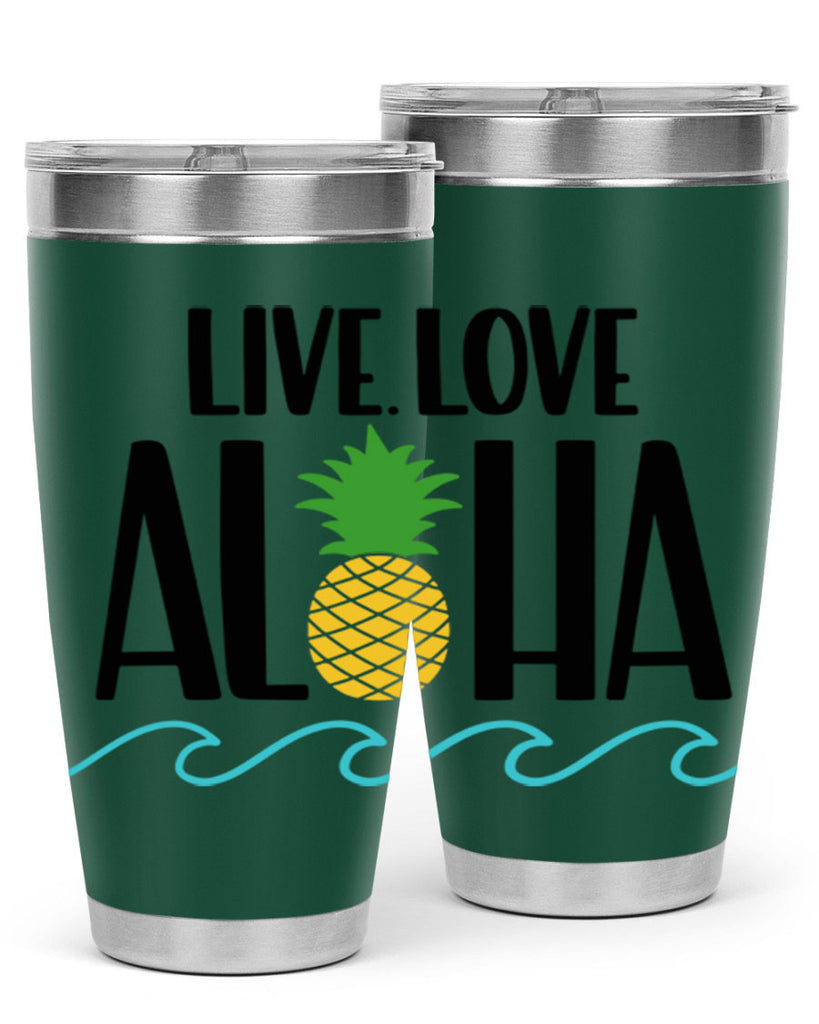 Live Love Aloha Style 30#- summer- Tumbler