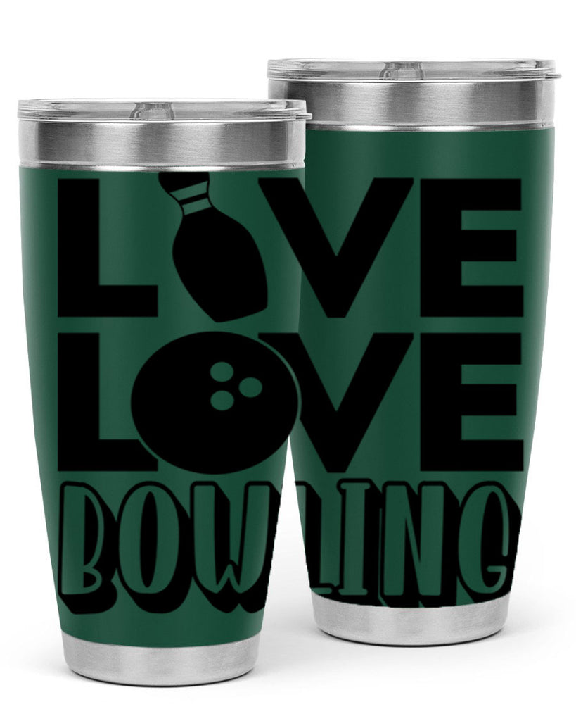 Live Love Bowling 833#- bowlig- Tumbler