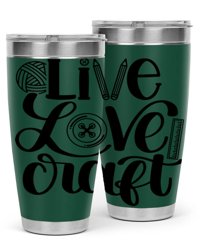 Live Love Craft 14#- crafting- Tumbler
