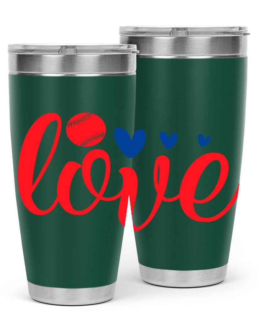 Love 2052#- baseball- Tumbler