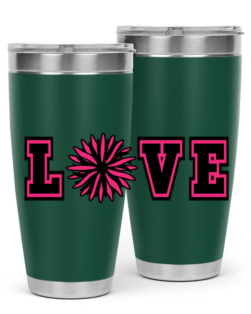 Love 694#- cheer- Tumbler