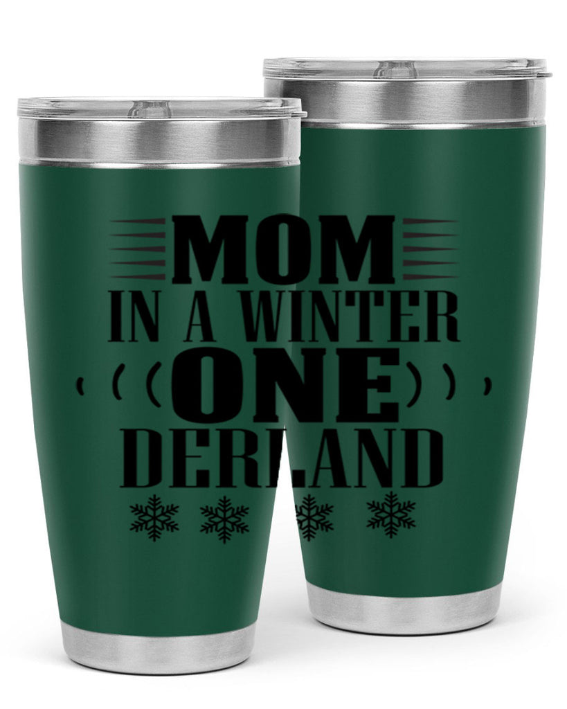 MOM IN A WINTER ONE DERLAND 322#- winter- Tumbler