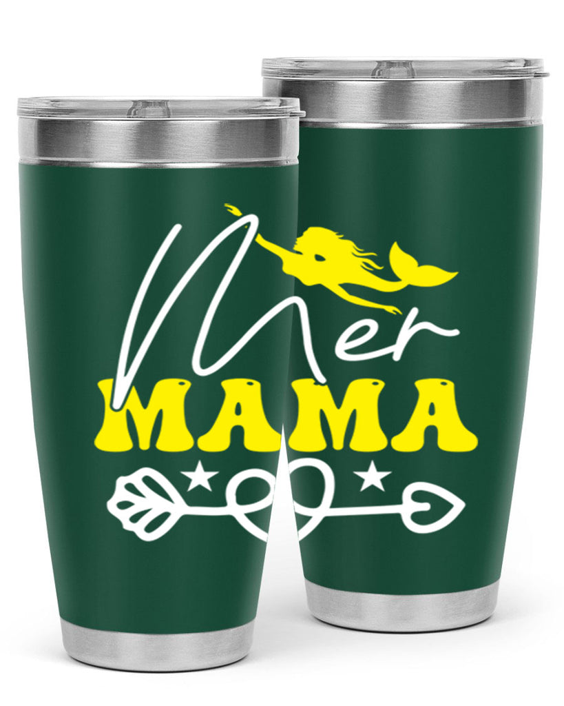 Mer Mama 332#- mermaid- Tumbler