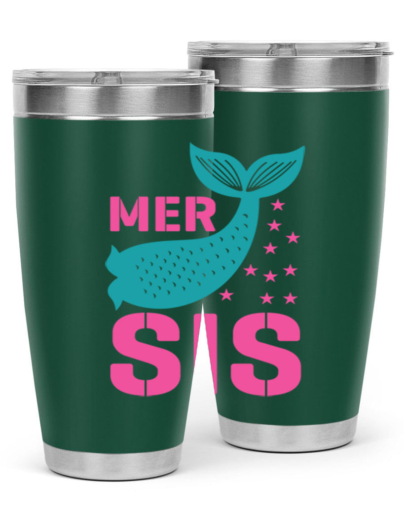 Mer Sis 345#- mermaid- Tumbler