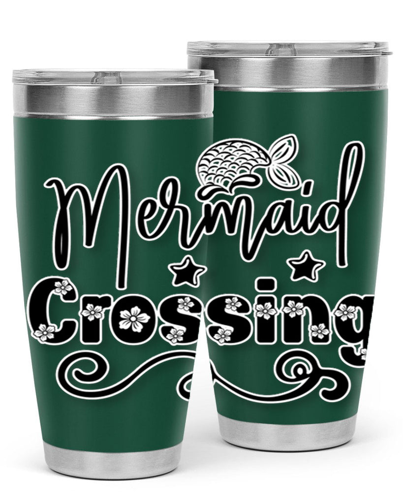 Mermaid Crossing 400#- mermaid- Tumbler