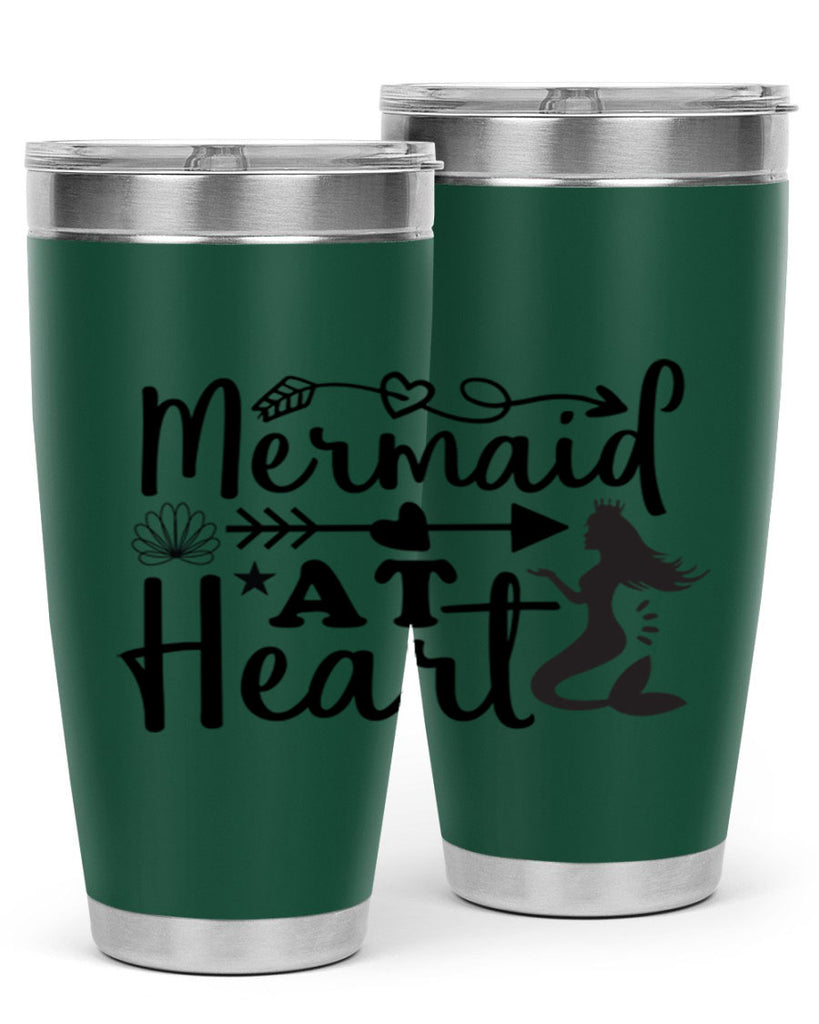 Mermaid at Heart design 397#- mermaid- Tumbler