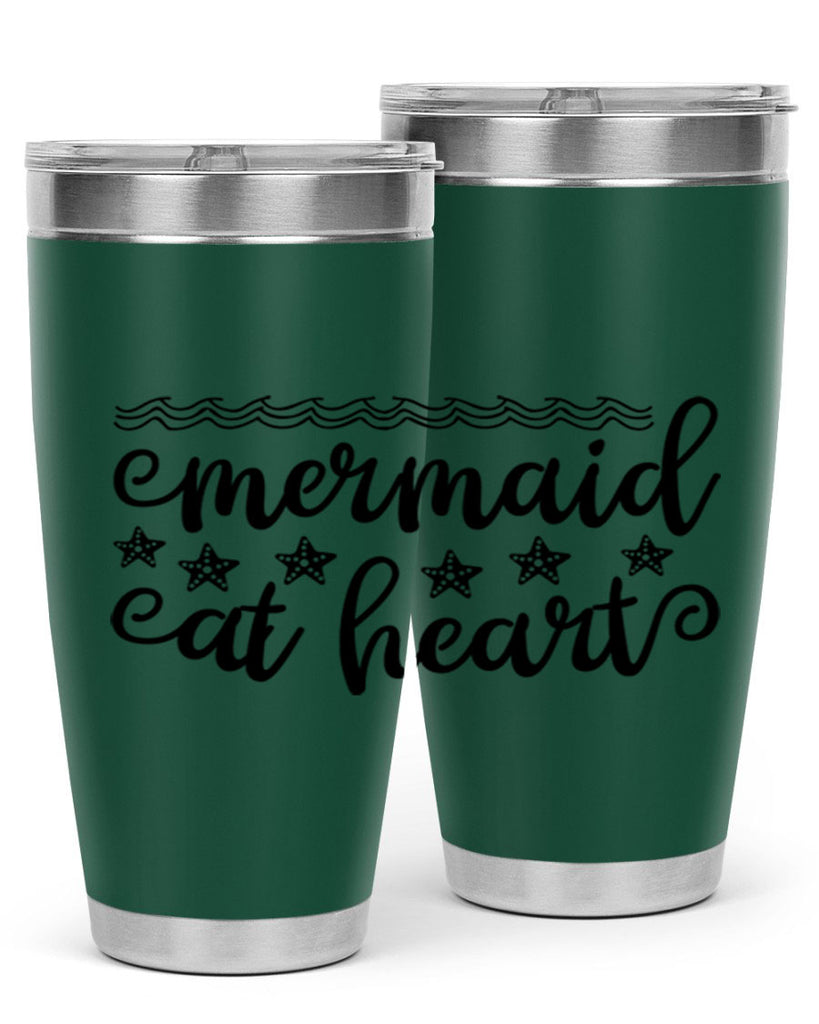 Mermaid at heart design 398#- mermaid- Tumbler
