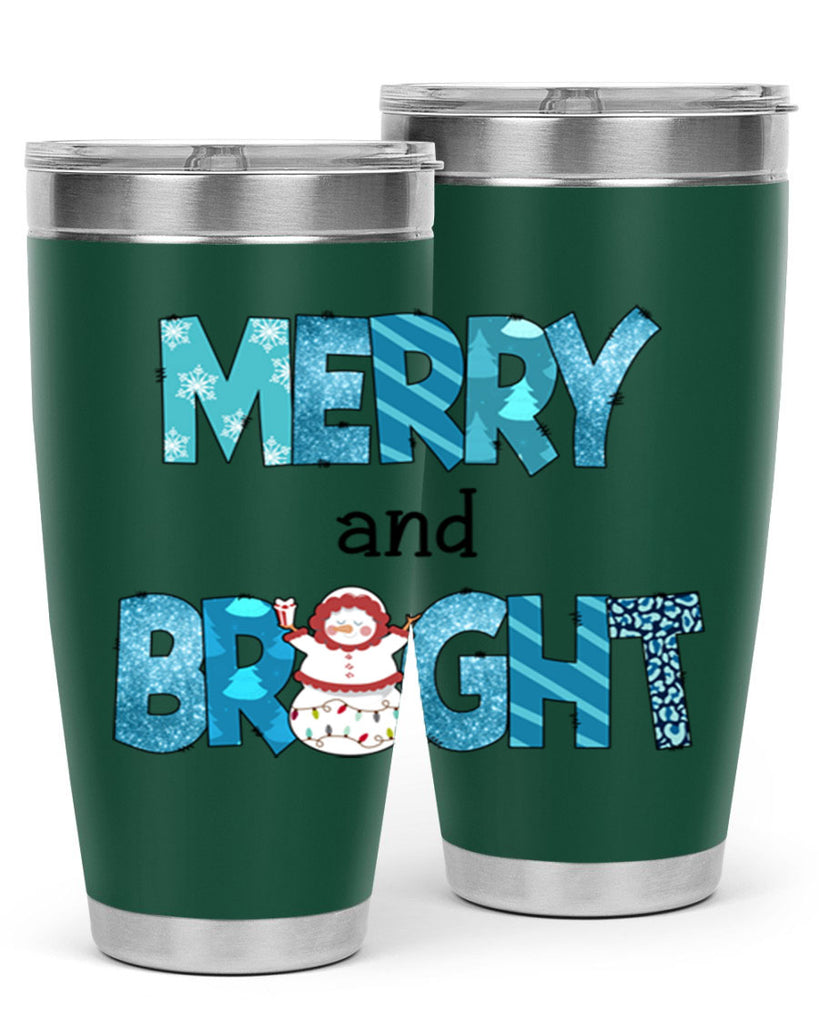 Merry and Bright 321#- winter- Tumbler
