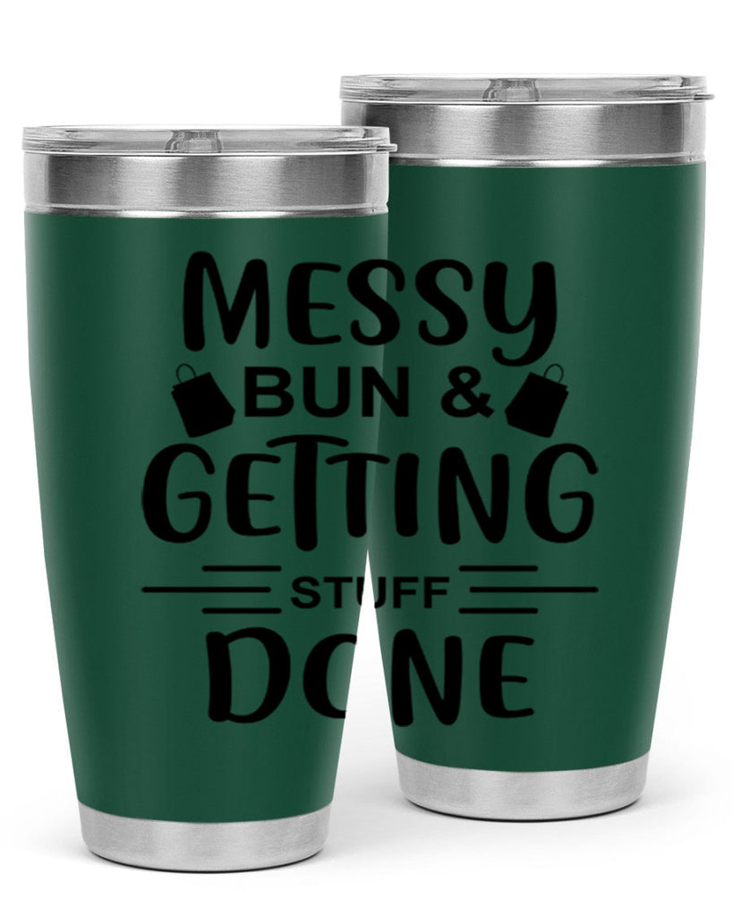 Messy Bun Getting Stuff Done 120#- fashion- Cotton Tank