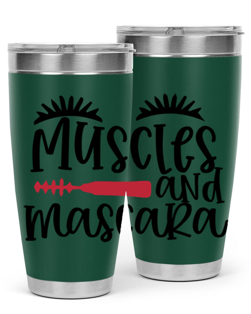 Muscles and mascara design Style 221#- make up- Tumbler
