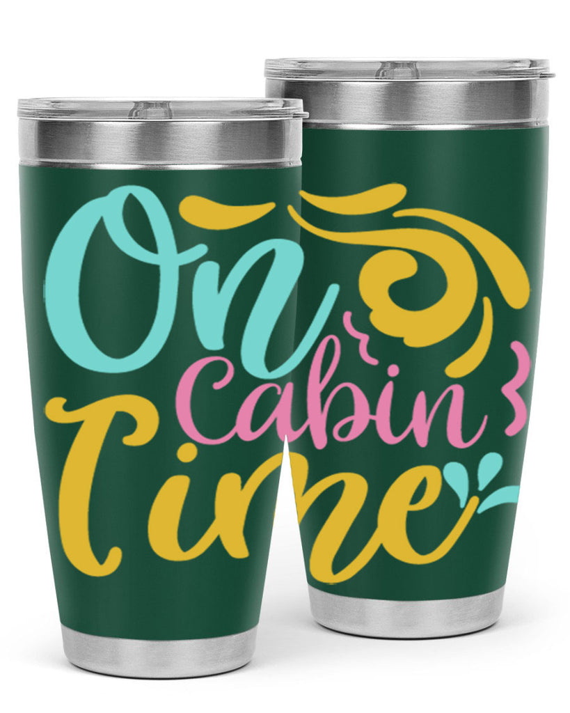 ON CABIN TIME Style 59#- summer- Tumbler