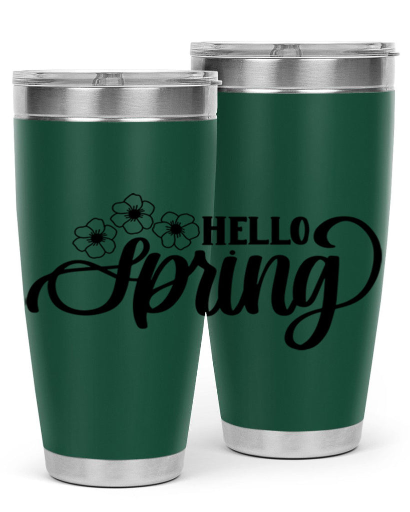PNG_Hello Spring393#- spring- Tumbler