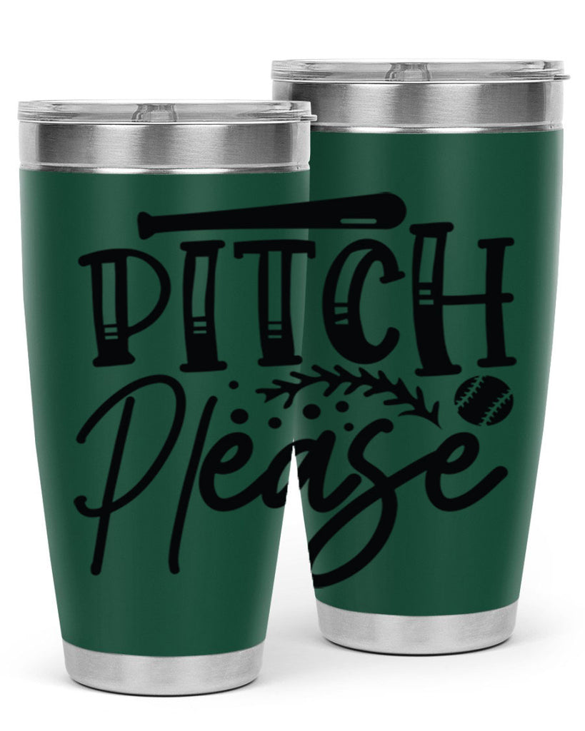 Pitch Please 2037#- baseball- Tumbler