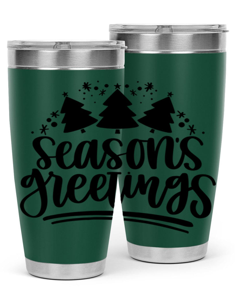 Seasons Greetings345#- winter- Tumbler