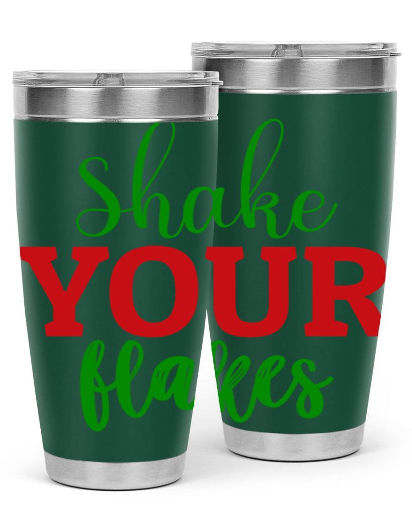 Shake Your Flakes 355#- winter- Tumbler
