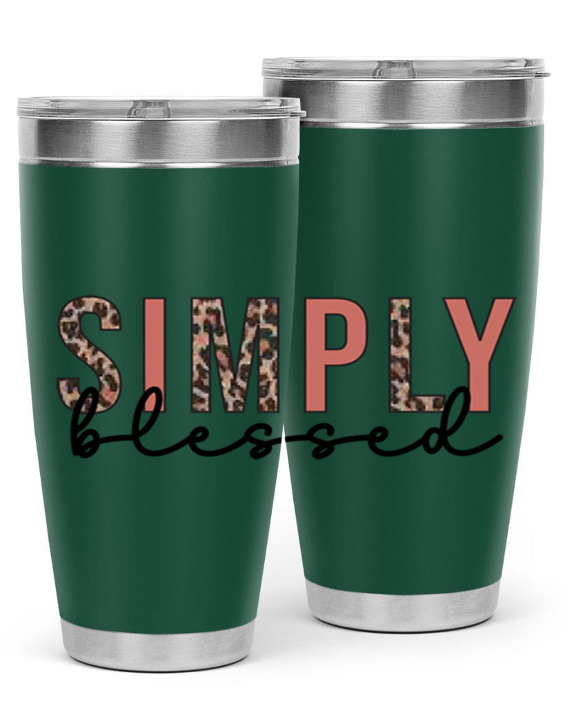 Simply blessed 575#- fall- Tumbler