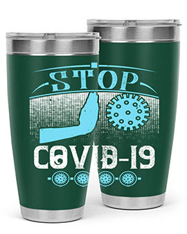 Stop covid Style 22#- corona virus- Tumbler