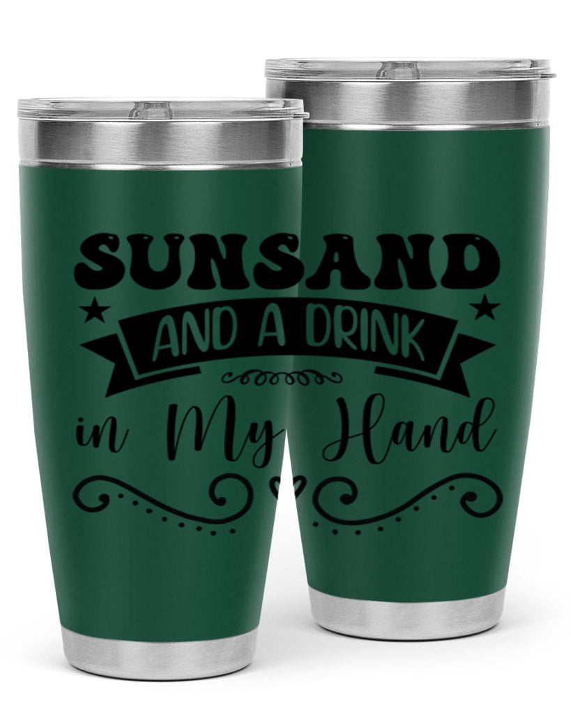 Sunsandandadrinkin 484#- zodiac- Tumbler