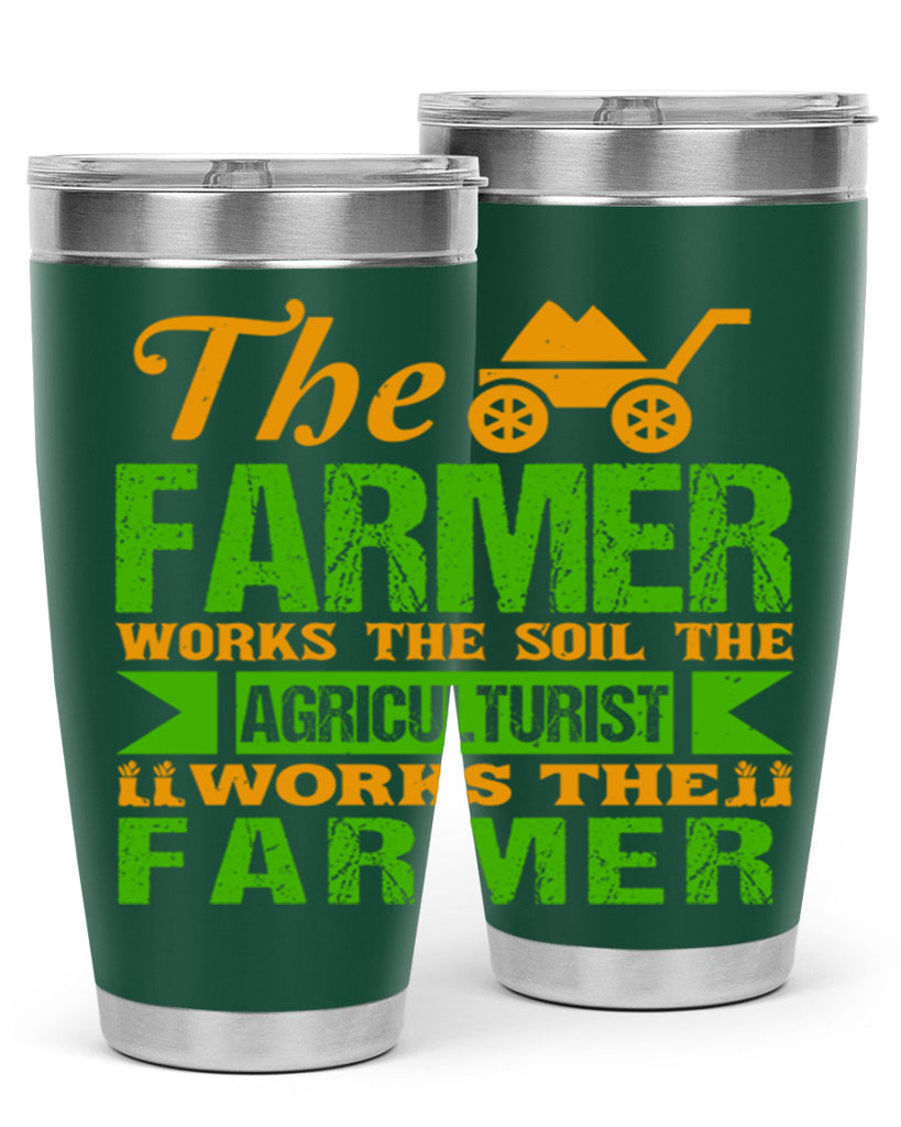 The farmers work the soil 33#- farming and gardening- Tumbler