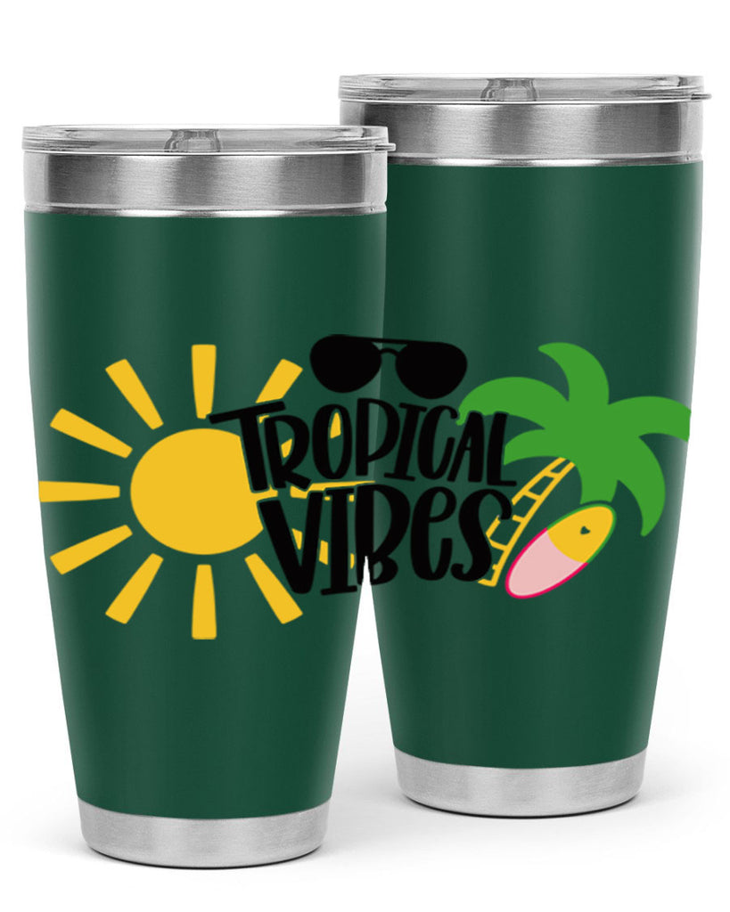 Tropical Vibes Style 9#- summer- Tumbler