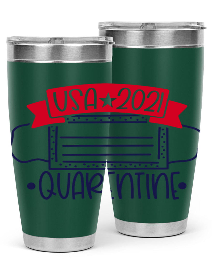 USA Quarentine Style 183#- Fourt Of July- Tumbler