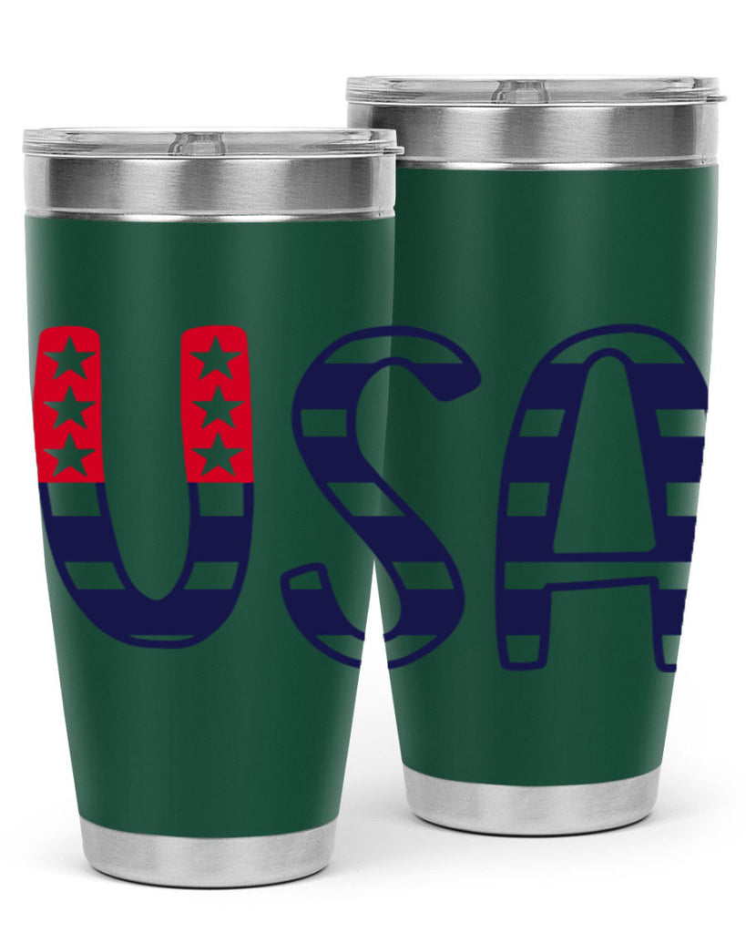 USA Style 184#- Fourt Of July- Tumbler