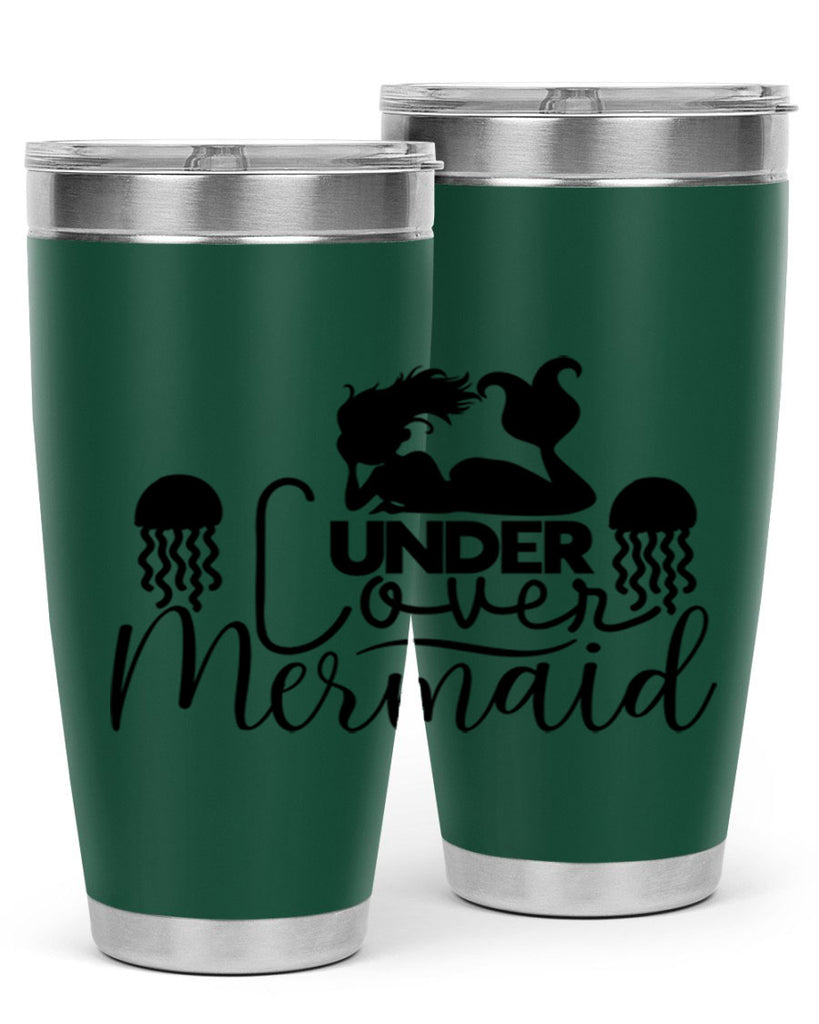 Under Cover Mermaid 642#- mermaid- Tumbler